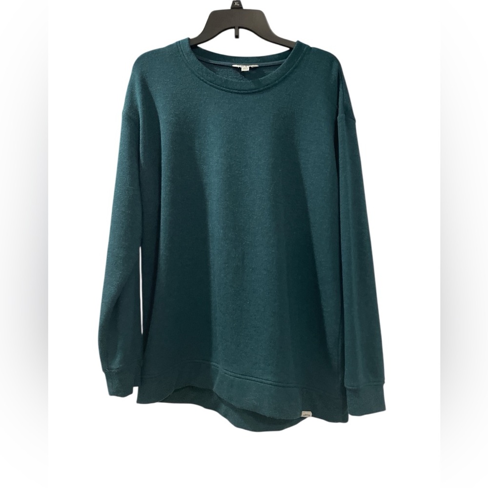Orvis Men’s Long Sleeve Fleece Lined Pullover Forrest Green Size Large